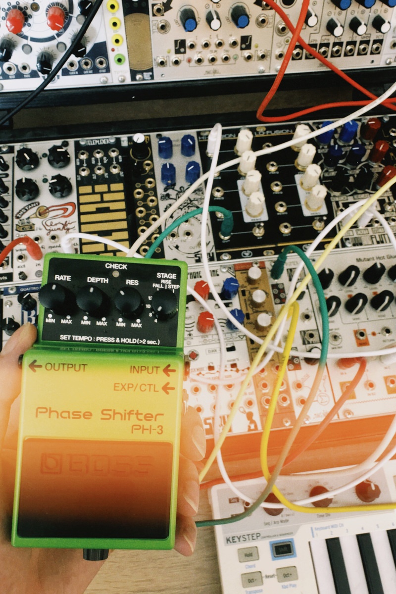 Pedalboard by monochrome featuring Boss PH-3 Phase Shifter