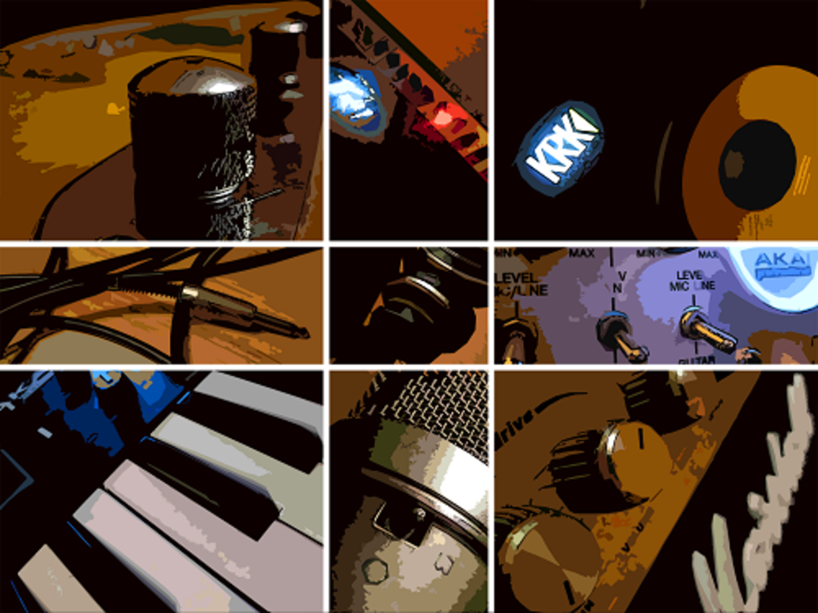 presso's music gear photo
