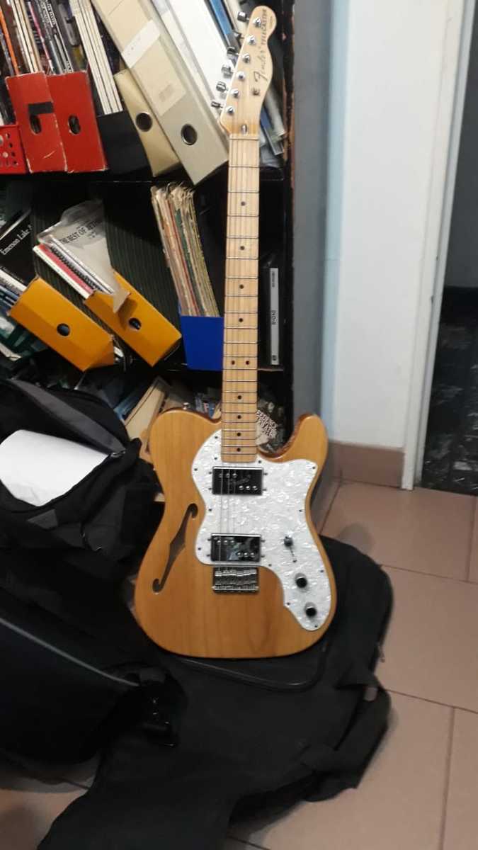 Music Gear Setup by norberto_rosemberg featuring Fender Telecaster Thinline Electric Guitar