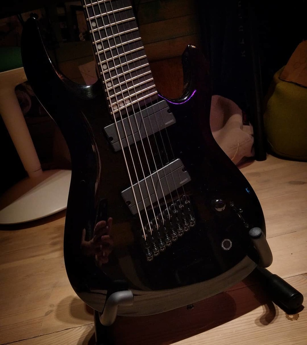 Fishman Music Gear Setup by justasmeska featuring Harley Benton  R-458BK FanFret and Fishman Fluence Tosin Abasi Signature Pickups