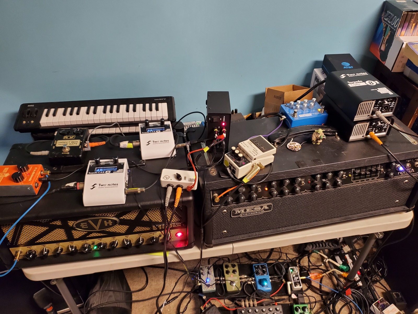 Metal Amp Rig by james_r_powell_iii featuring EVH 5150 III 50-Watt Tube Head and Mesa/Boogie  Nomad 100
