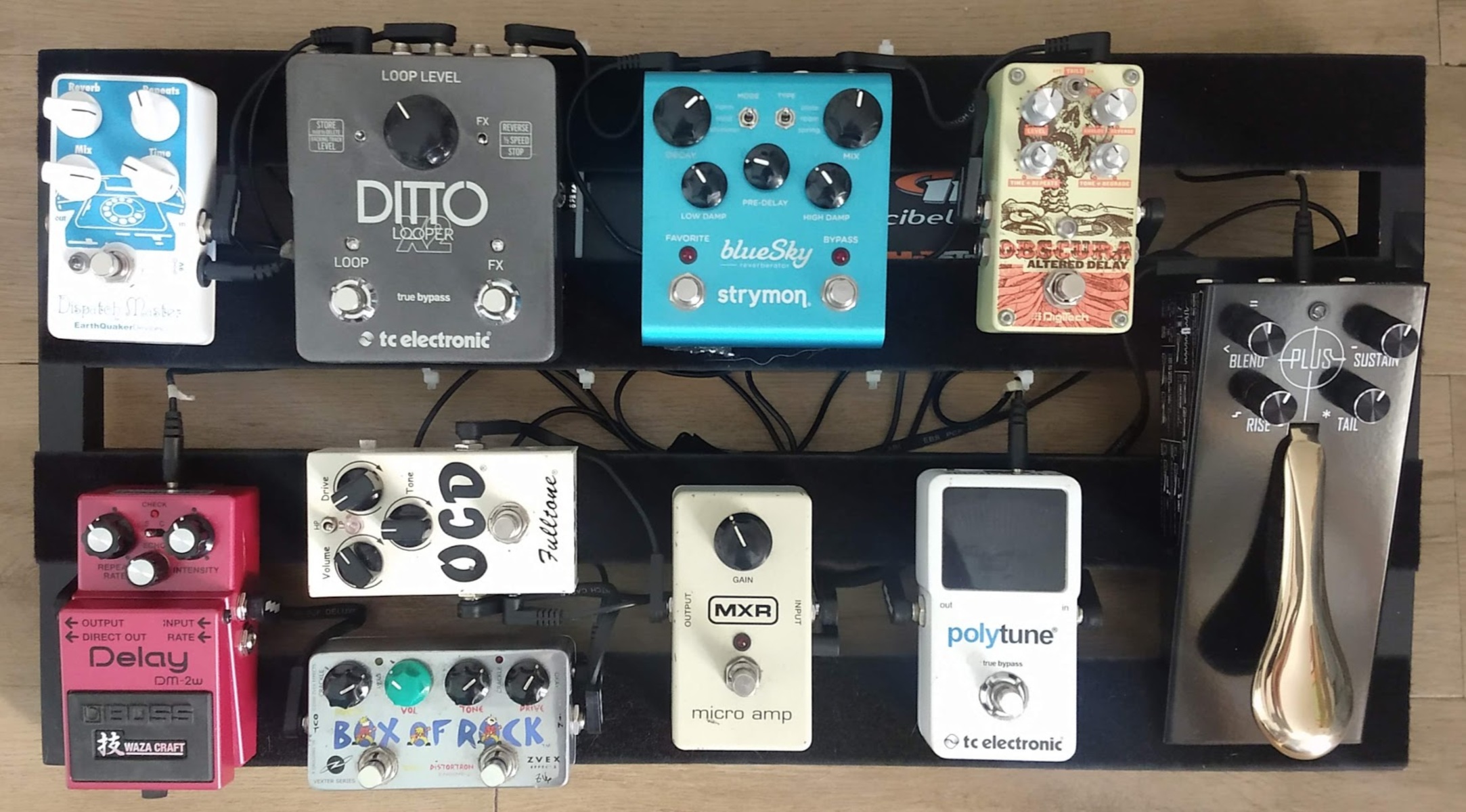 Music Gear Setup by formistake featuring TC Electronic Ditto X2, MXR M133 Micro Amp, and ZVEX Vexter Box of Rock and 6 more pieces of gear