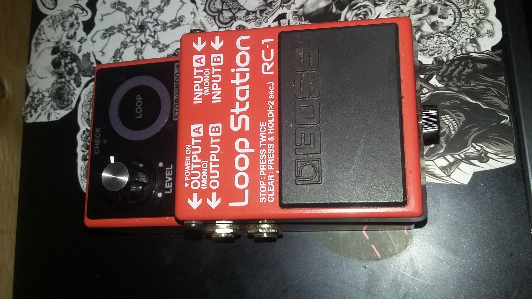 Metal Pedalboard by h1grave featuring Boss RC-1 Loop Station