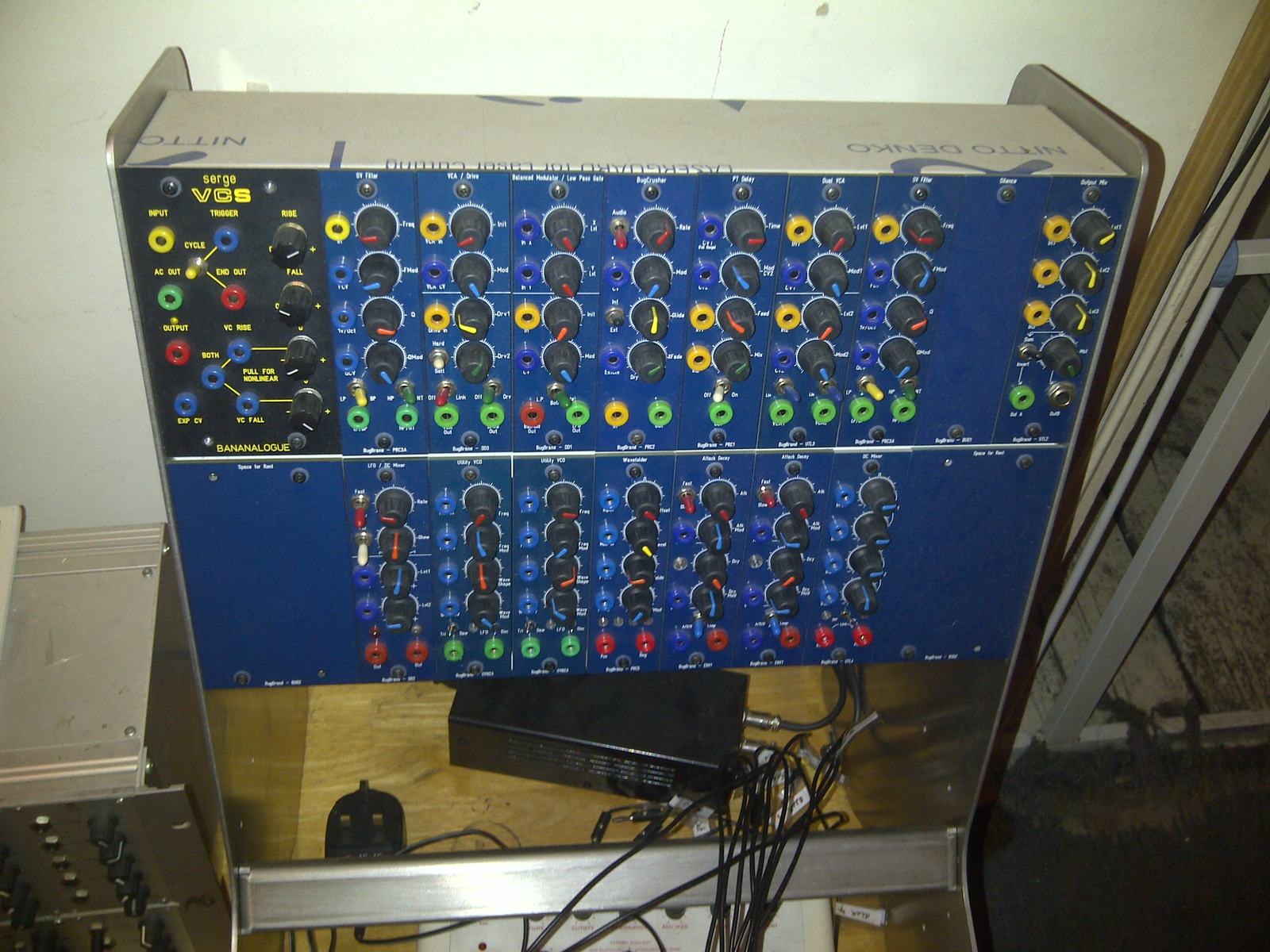 Bugbrand Studio Setup by waxcide featuring Bugbrand PRC3A SV Filter, Bugbrand PRC1 PT Delay, and Bugbrand PRC2 Bugcrusher and 10 more pieces of gear