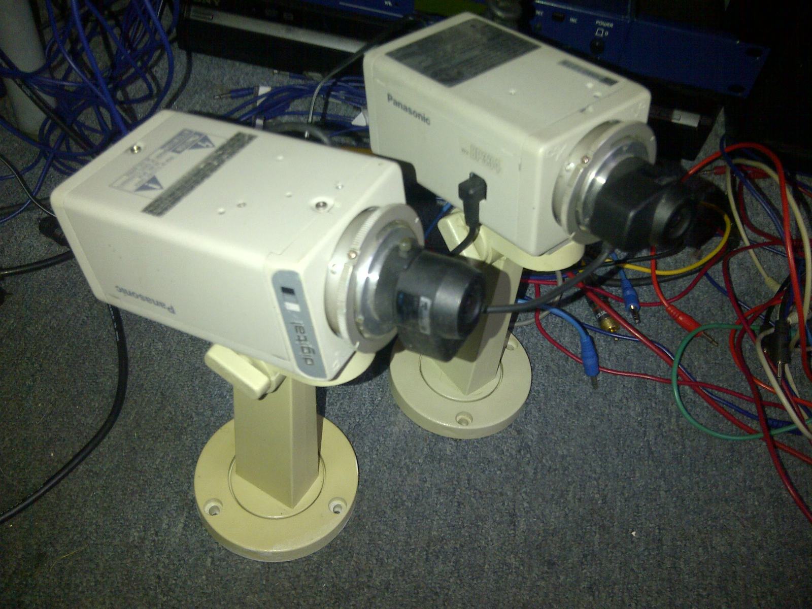 Studio Setup by waxcide featuring Panasonic WV-BP334 Genlock Camera