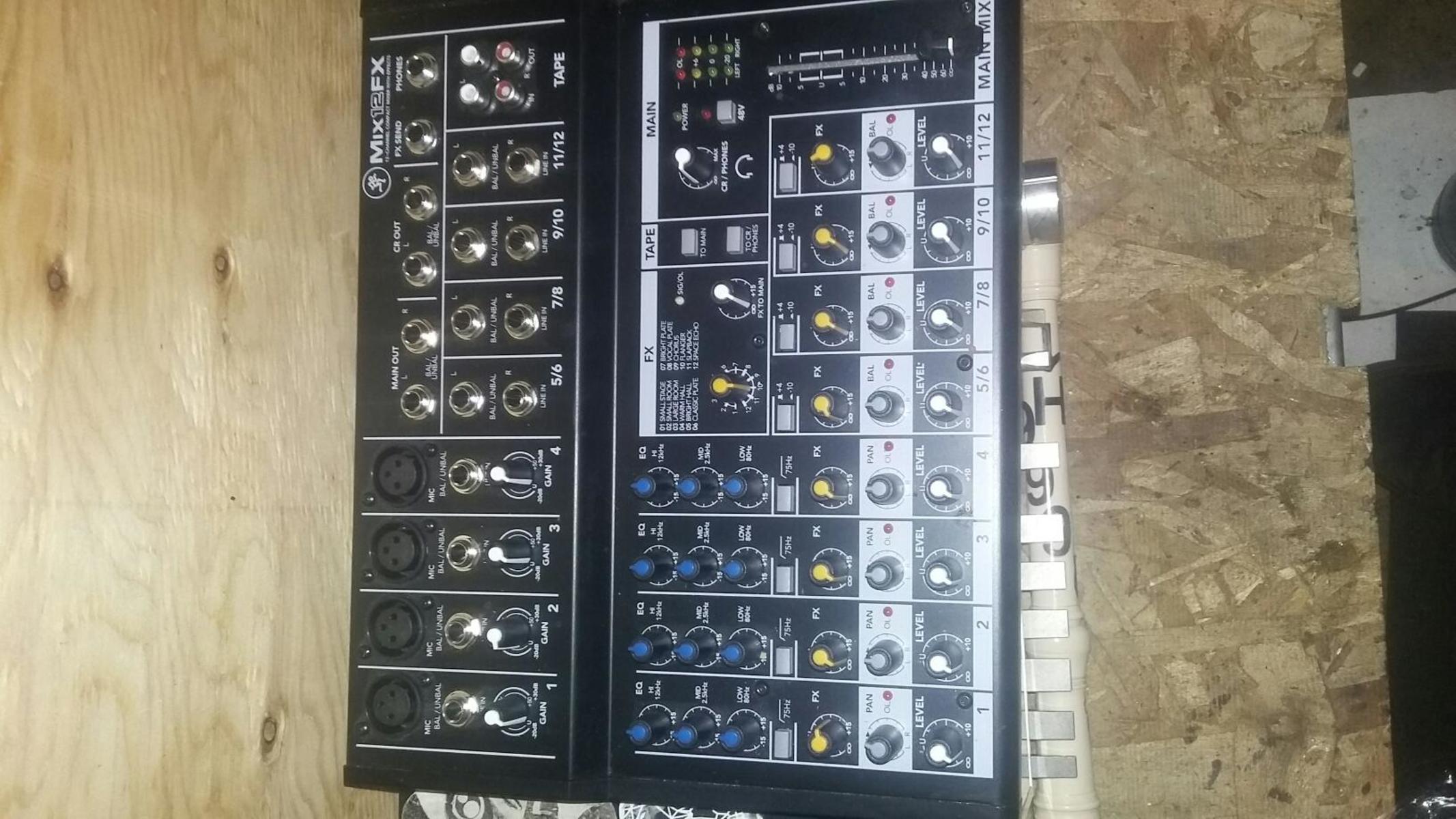 Studio Setup by h1grave featuring Mackie Mix12FX