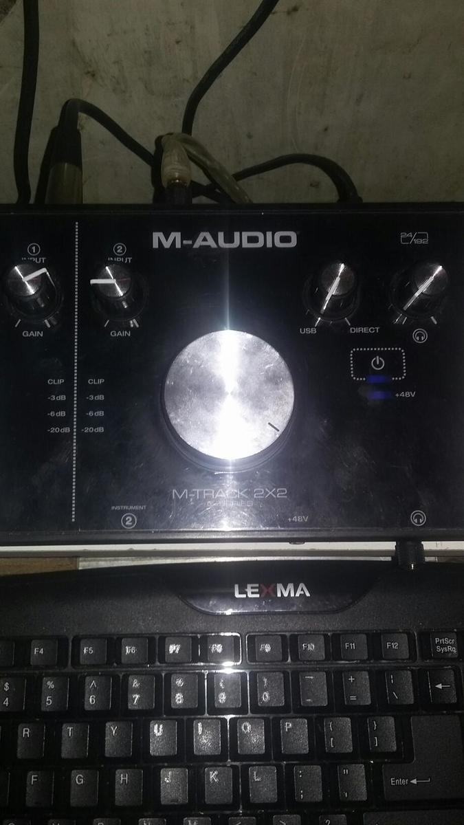 Studio Setup by h1grave featuring M-Audio M-Track C-Series 2x2 USB Audio Interface