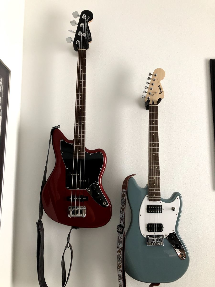 Bass Rig by glorkfoo featuring Squier Jaguar Classic Vibe Bass and Squier Bullet Mustang HH