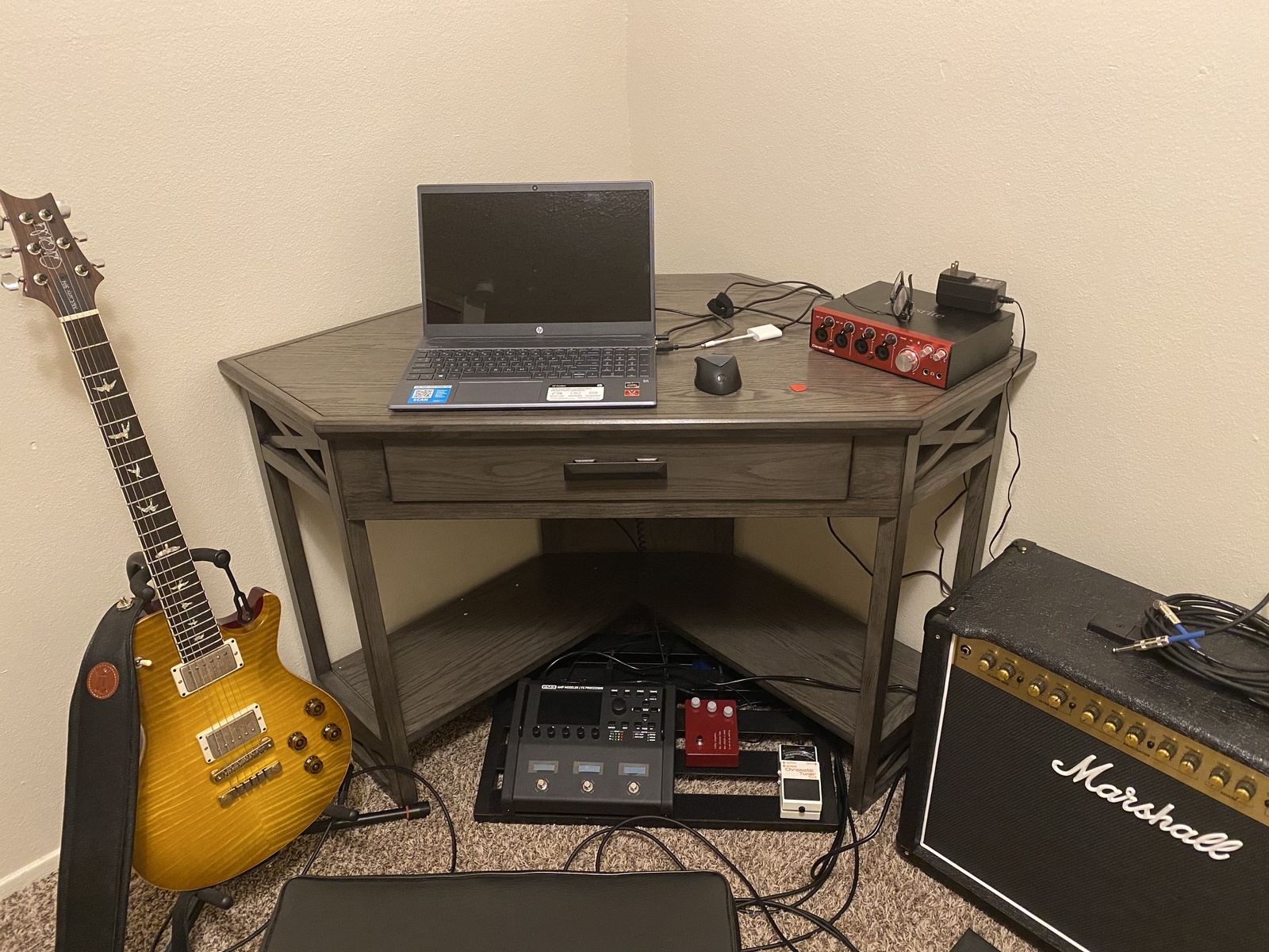 Music Gear Setup by randyteope featuring Klon KTR, Fractal FM3, and PRS McCarty Singlecut 594 and 2 more pieces of gear