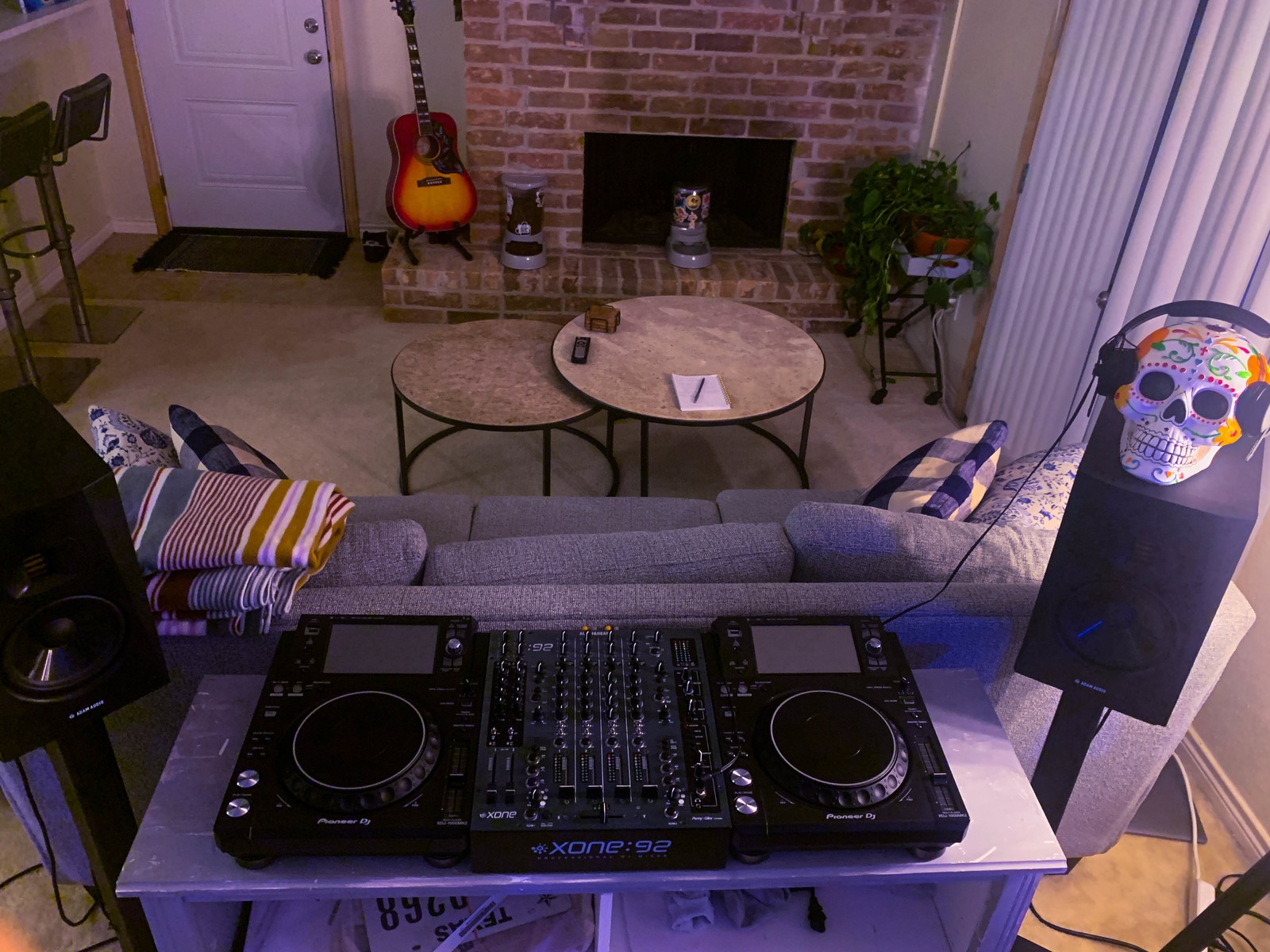 Electronic DJ Setup by asmickie featuring Allen & Heath Xone:92 6 Channel DJ Mixer, Pioneer DJ XDJ-1000MK2, and Sennheiser HD 25 Headphones and 2 more pieces of gear