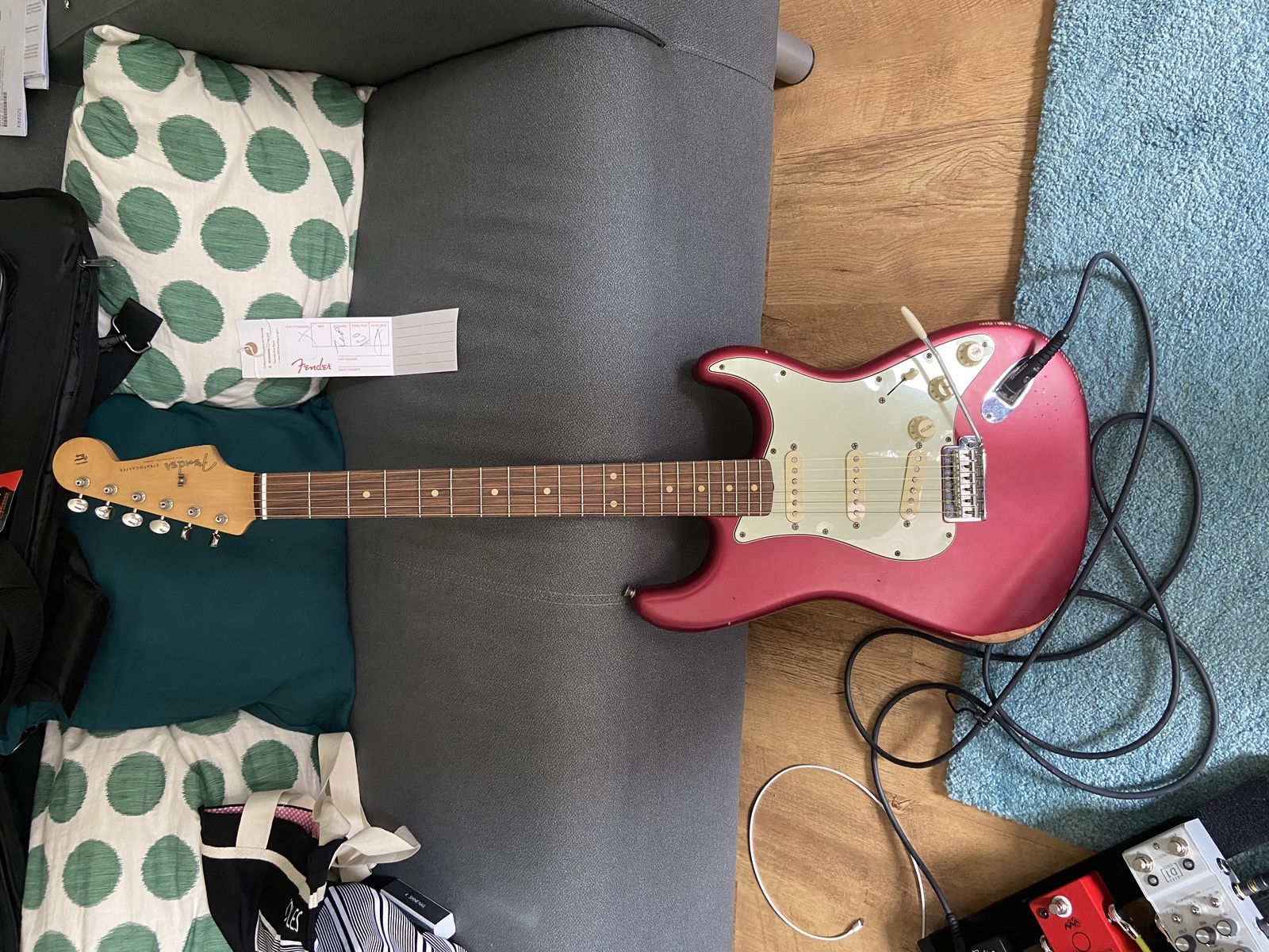 Music Gear Setup by danielle featuring Fender Vintera Road Worn 60’s Stratocaster