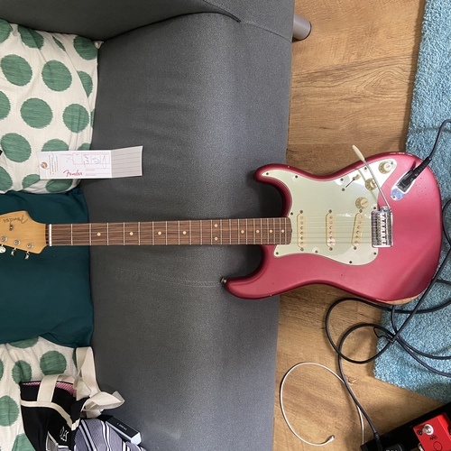 Photo of Fender Vintera Road Worn 60’s Stratocaster in a guitar