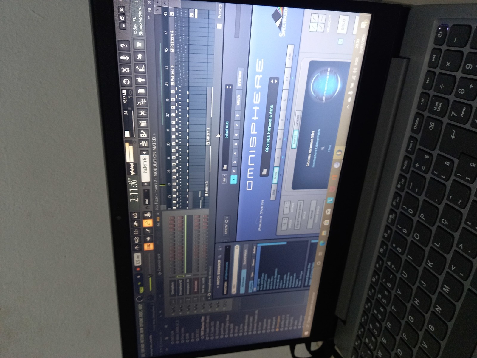 Electronic Studio Setup by kemu_spectrogram featuring Spectrasonics Omnisphere and Image-Line FL Studio