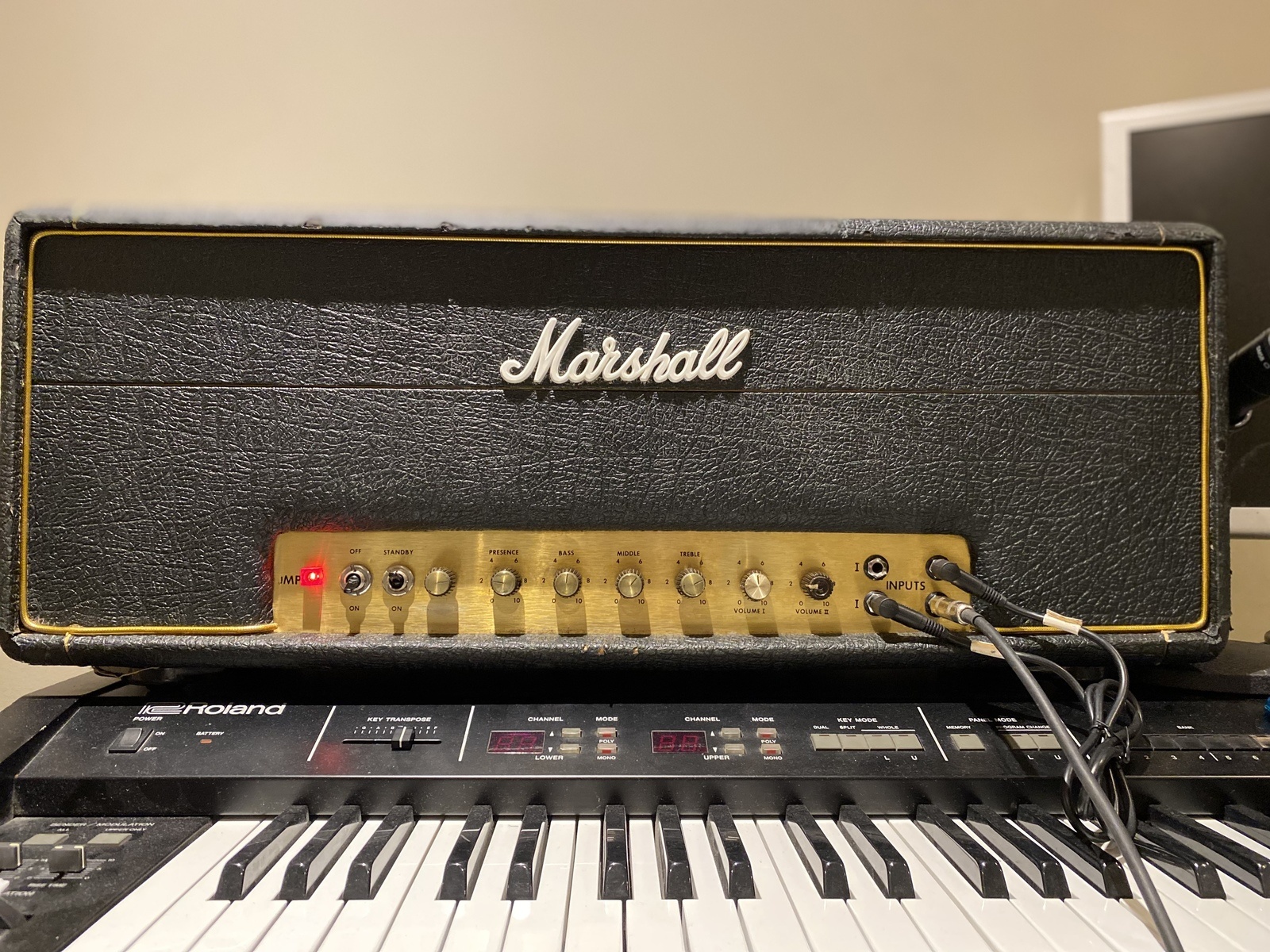 Amp Rig by dimiknowsbest featuring Marshall JMP MKII 50 Watt Lead Head