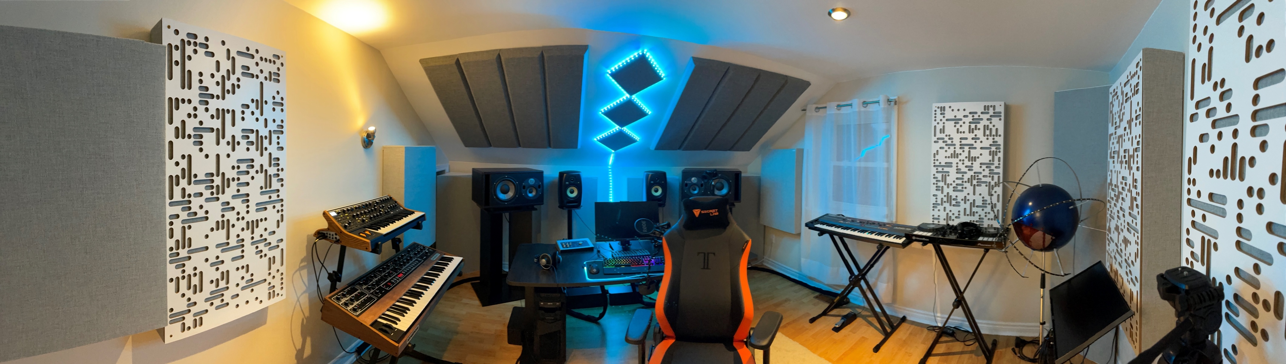 Electronic DJ Setup by atomnic featuring Focal Trio11 Be, Universal Audio Apollo x4, and KRK VXT6 Active Studio Monitor and 14 more pieces of gear