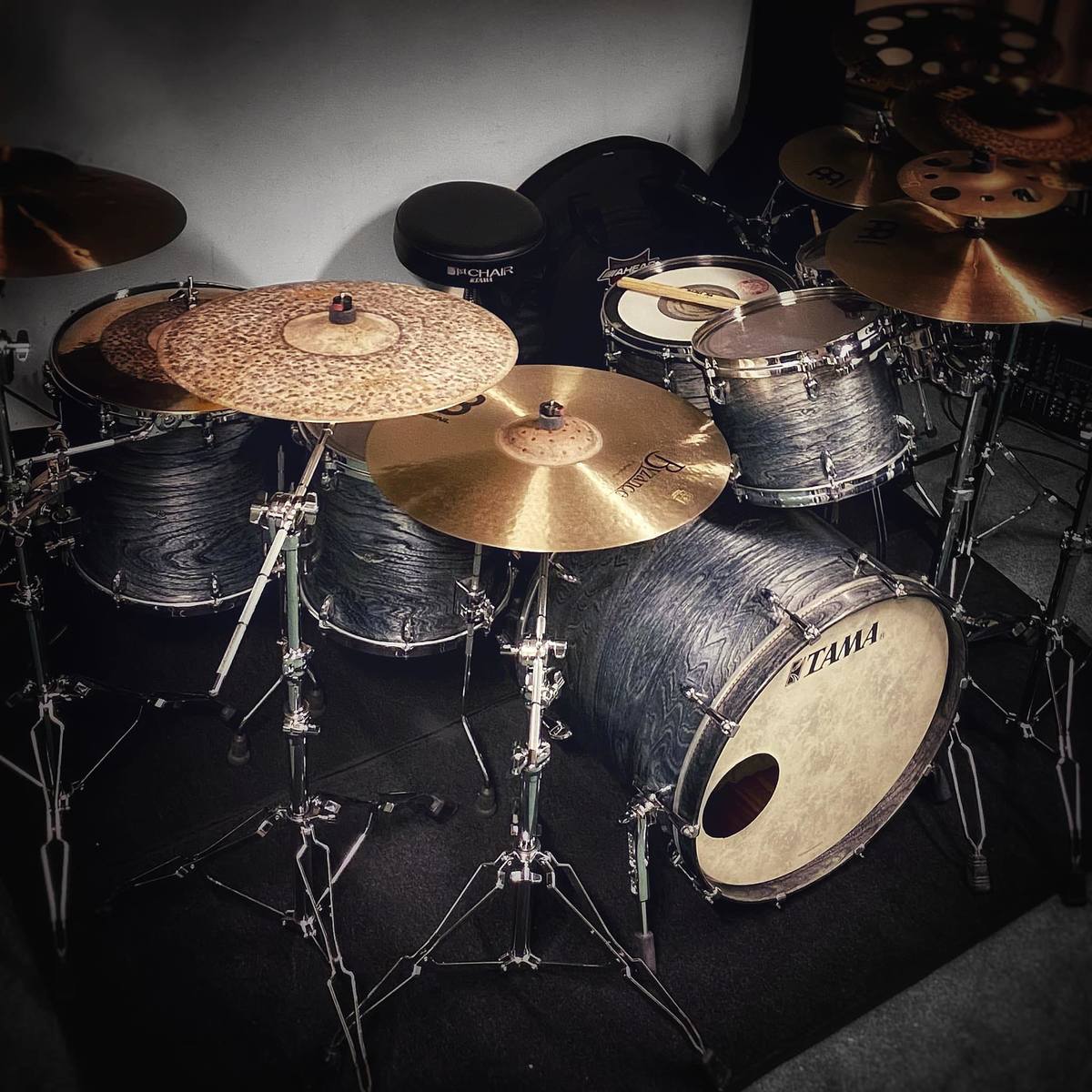 Drum Kit by janettrupmikkelsen featuring Tama Star (Walnut)