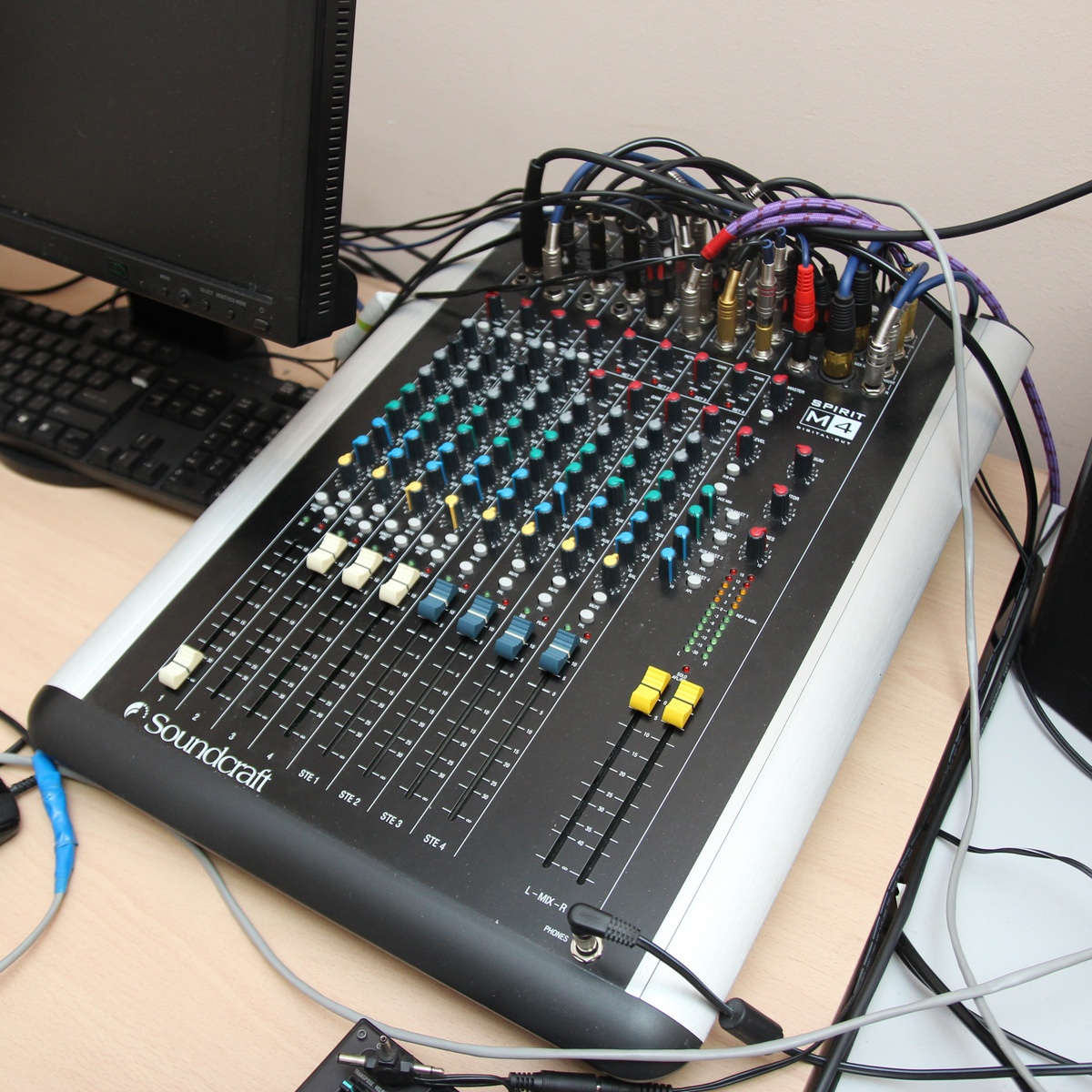 Studio Setup by opng8s featuring Soundcraft Spirit M4