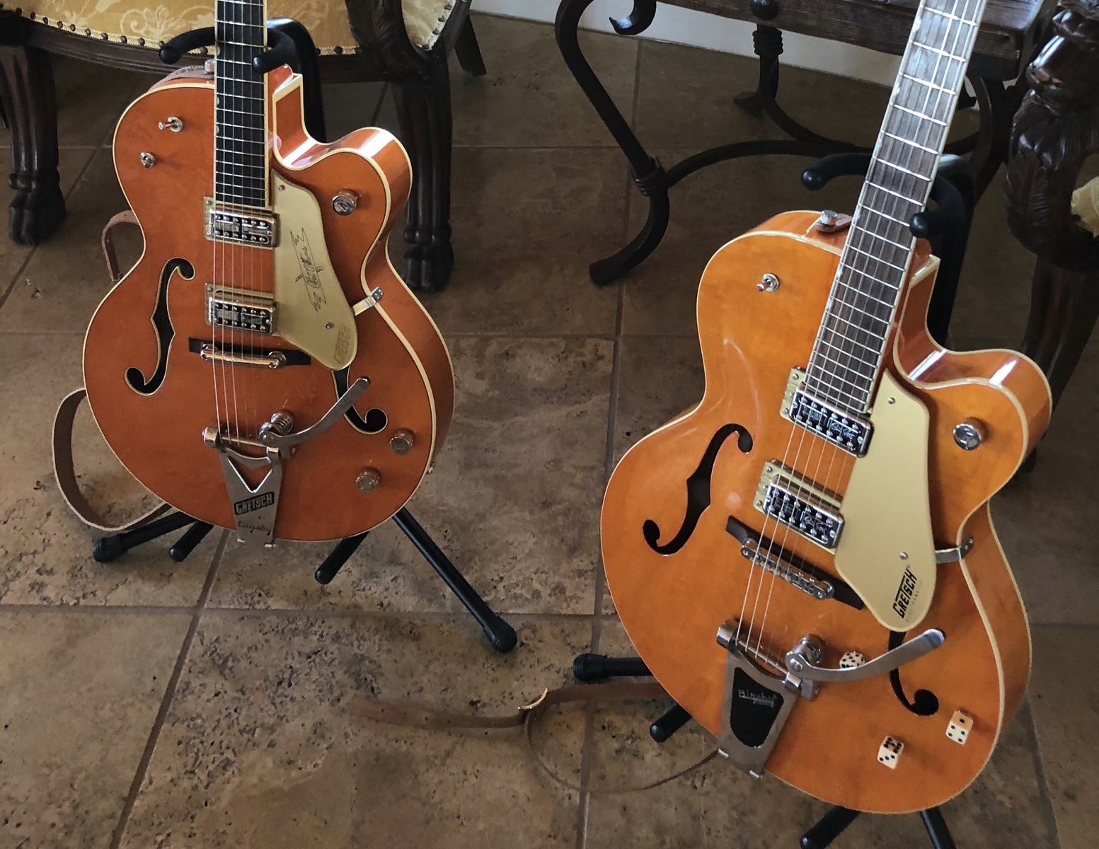 Country Music Gear Setup by paulsmithiii featuring Gretsch 6120 and Gretsch 5120 Electromatic