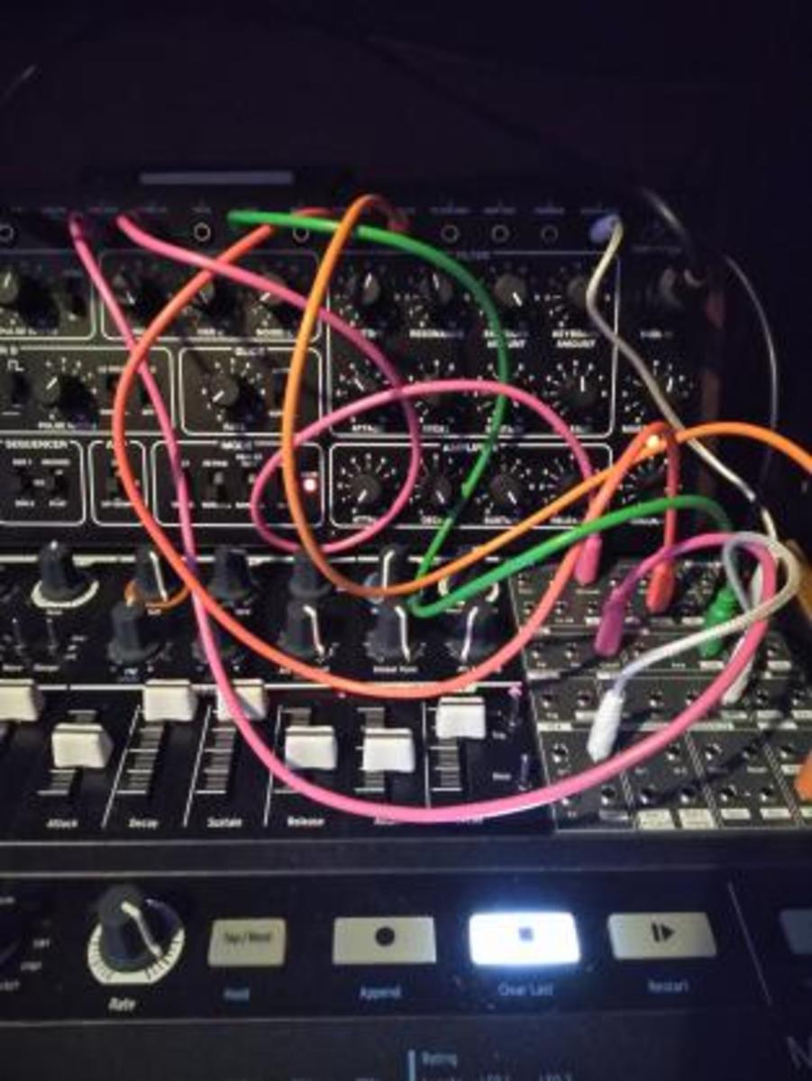 Electronic Studio Setup by junkie_bass_studios featuring Arturia MiniBrute 2 and Behringer Pro-1