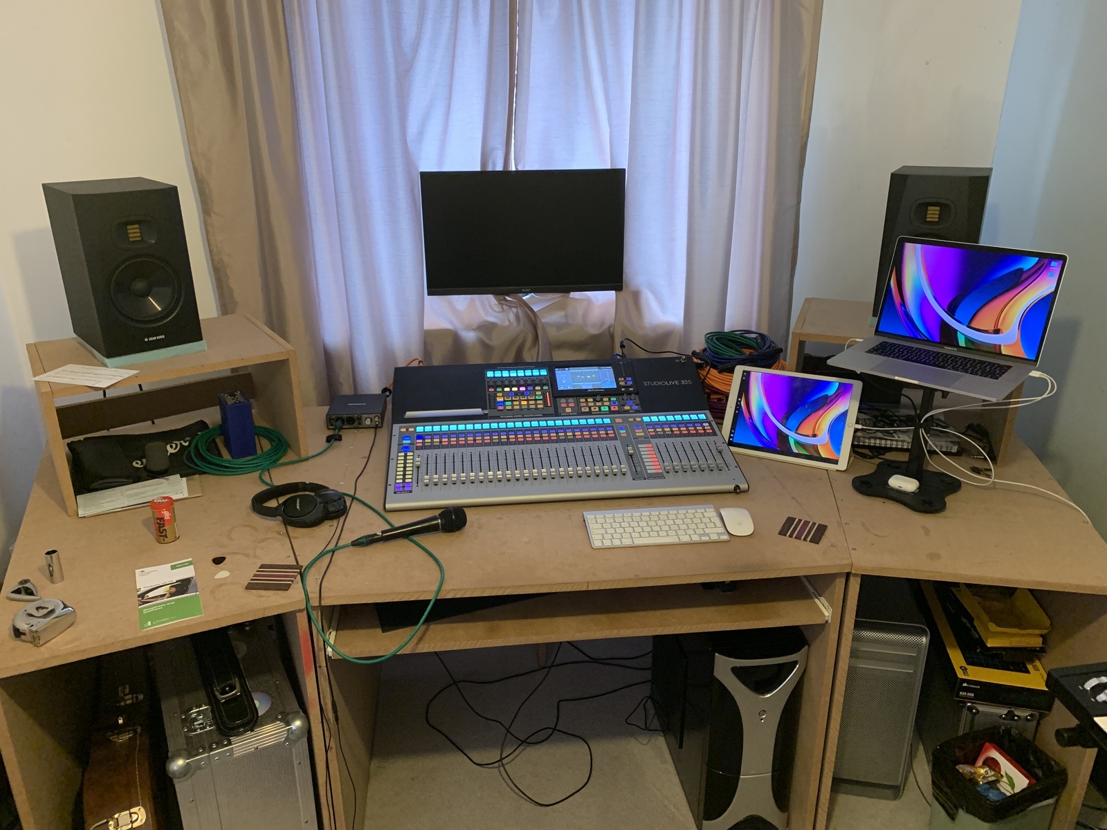 Electronic Studio Setup by rick_felgate featuring PreSonus StudioLive 32 Series III, ADAM Audio T7V, and Apple Mac Pro (2006-2012) and 8 more pieces of gear