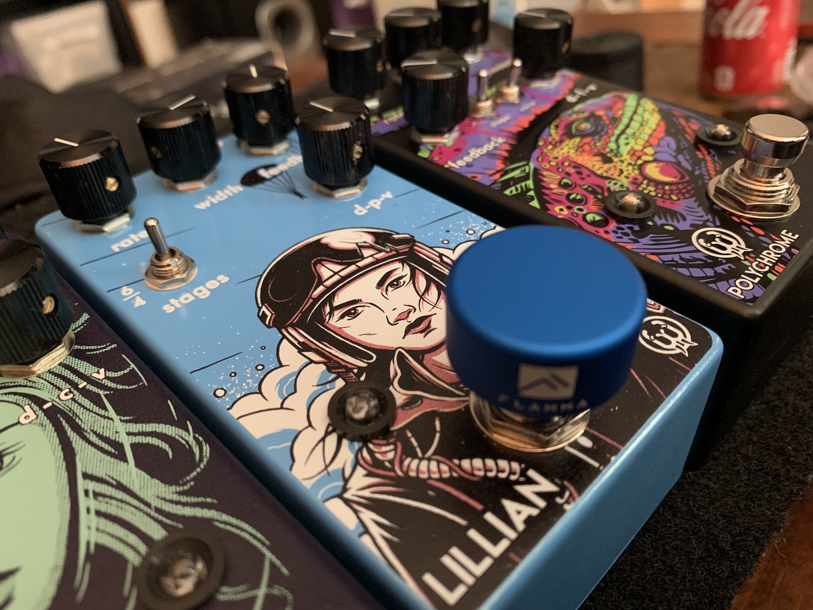 Pedalboard by greghowe featuring Walrus Audio Lillian, Walrus Audio Polychrome, and Walrus Audio Julia