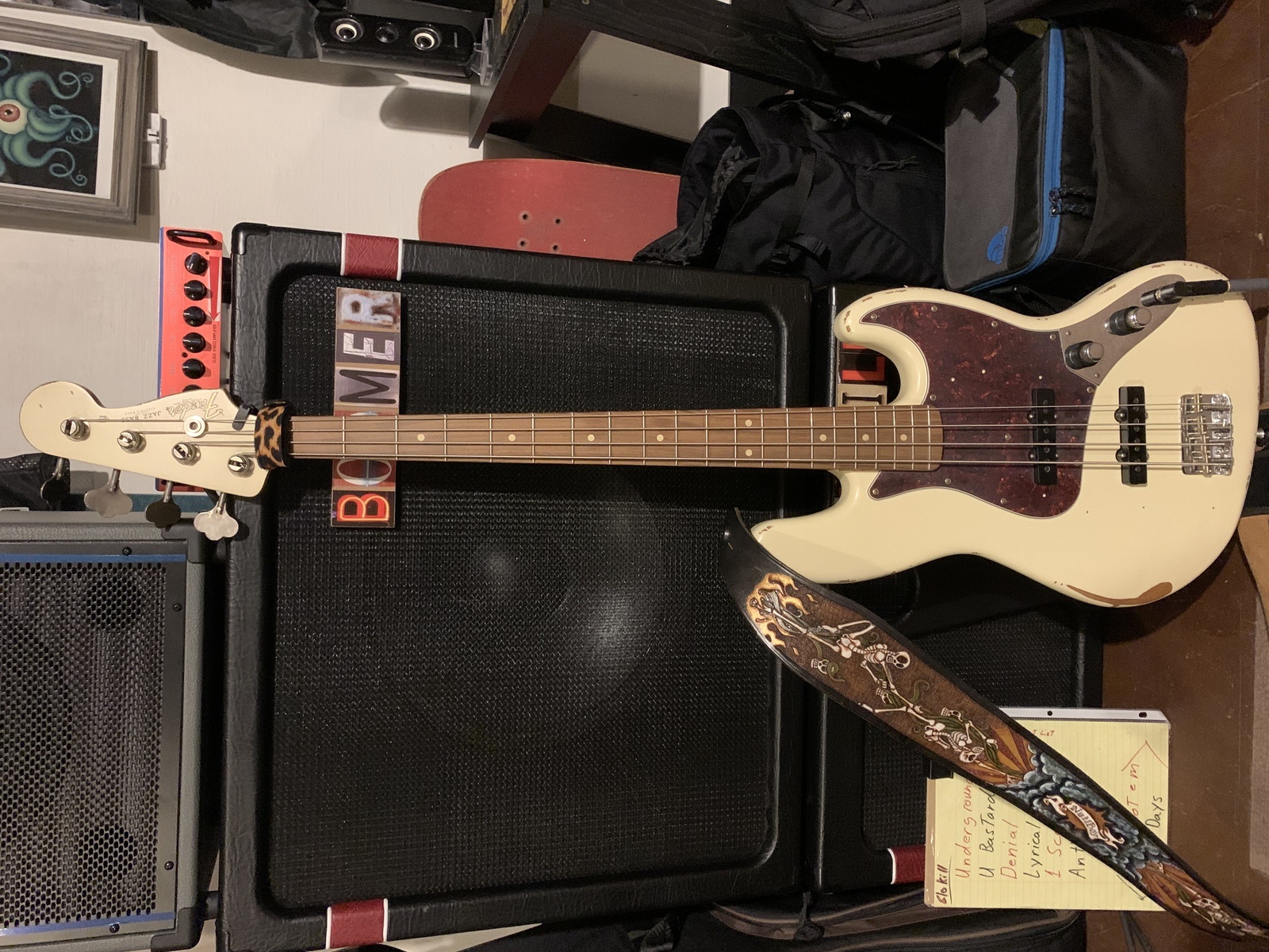 Music Gear Setup by boomerpurcell featuring Fender 60th Anniversary Jazz Bass