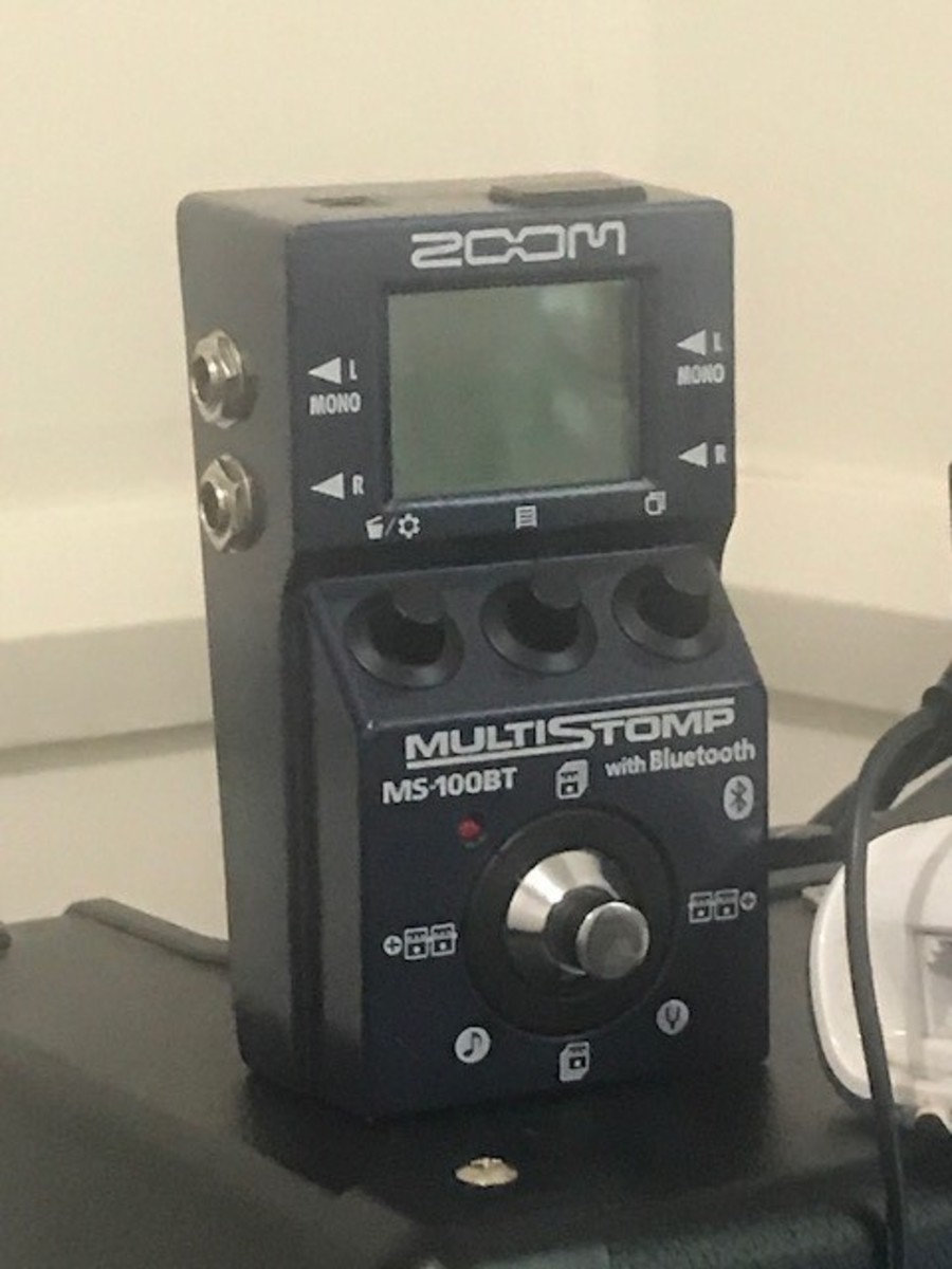 Music Gear Setup by sjmc featuring ZOOM MS-100BT