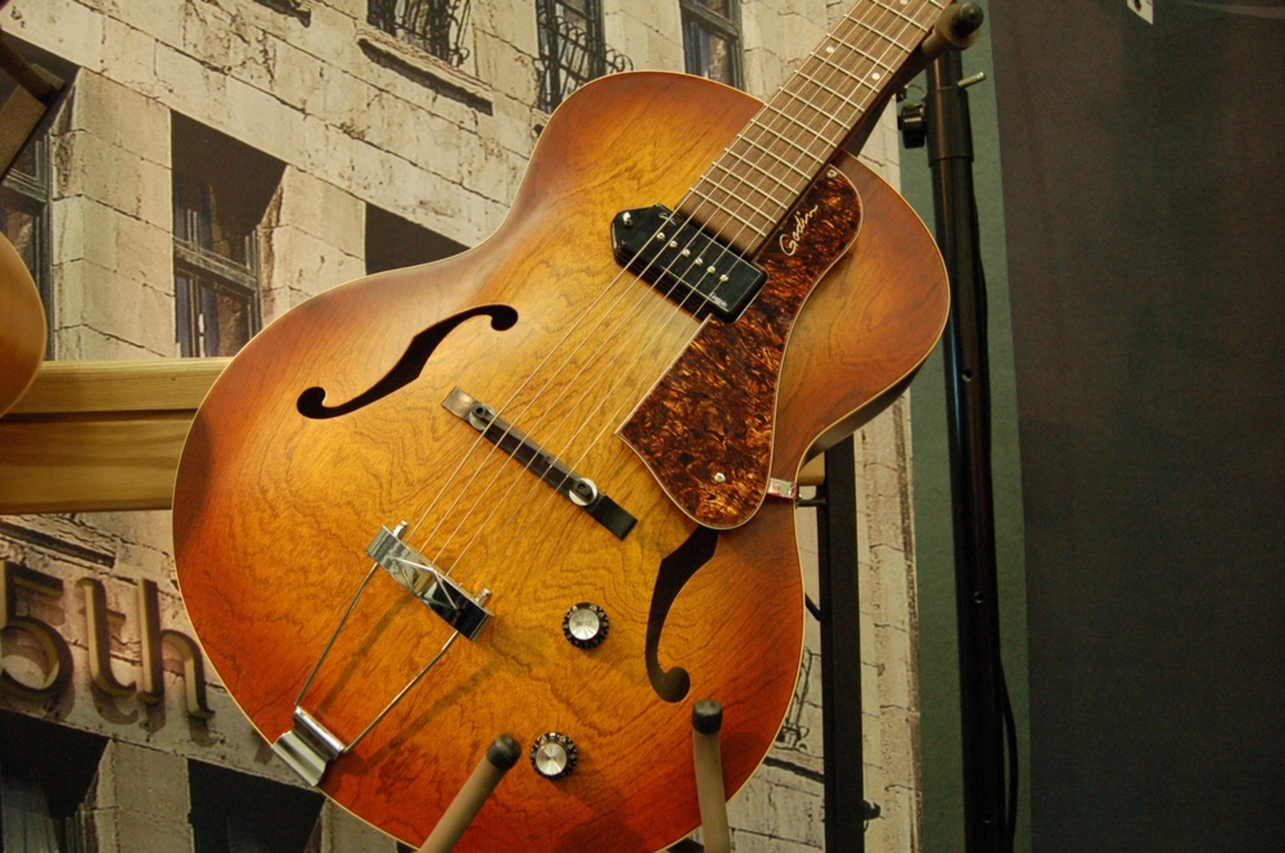 Music Gear Setup by pmcbrine featuring Godin 5th Avenue Kingpin