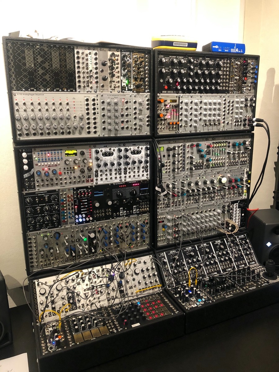 Electronic Synth Setup by octatonic featuring Doepfer A-100 Analog Modular System