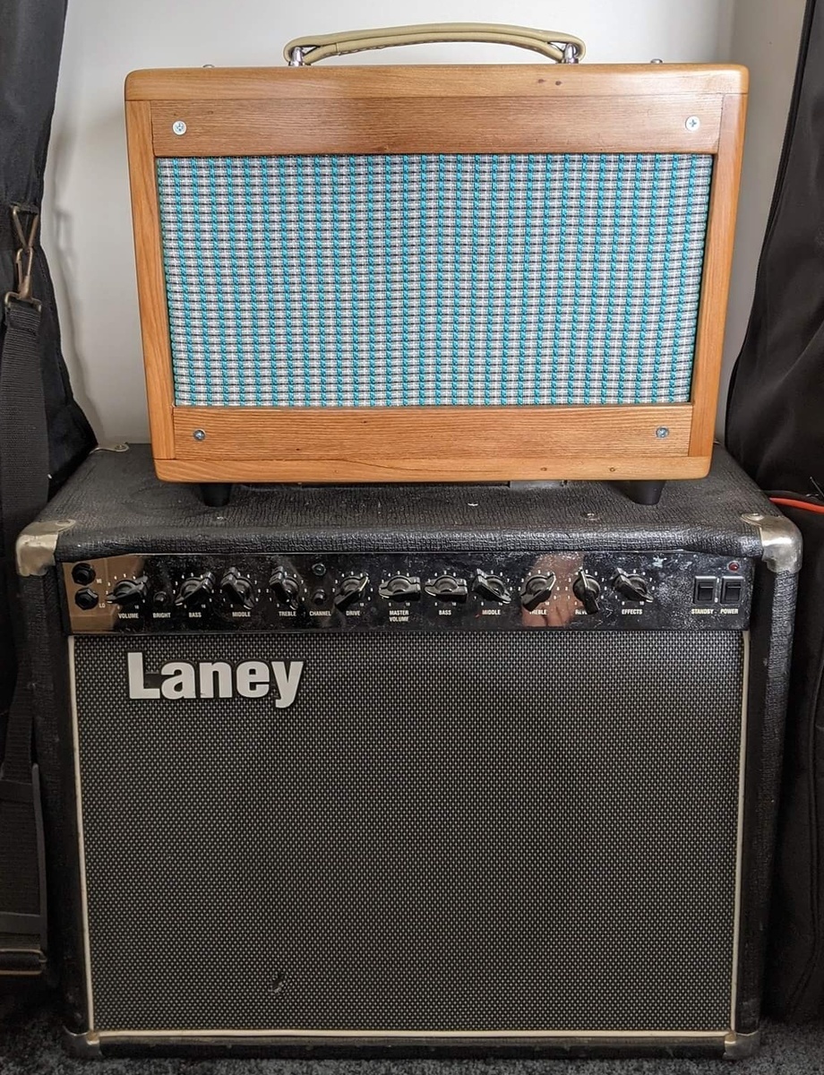 Laney Amp Rig by slubtle featuring Trinity Amps Tweed Deluxe and Laney LC30-112 Guitar Combo Amplifier
