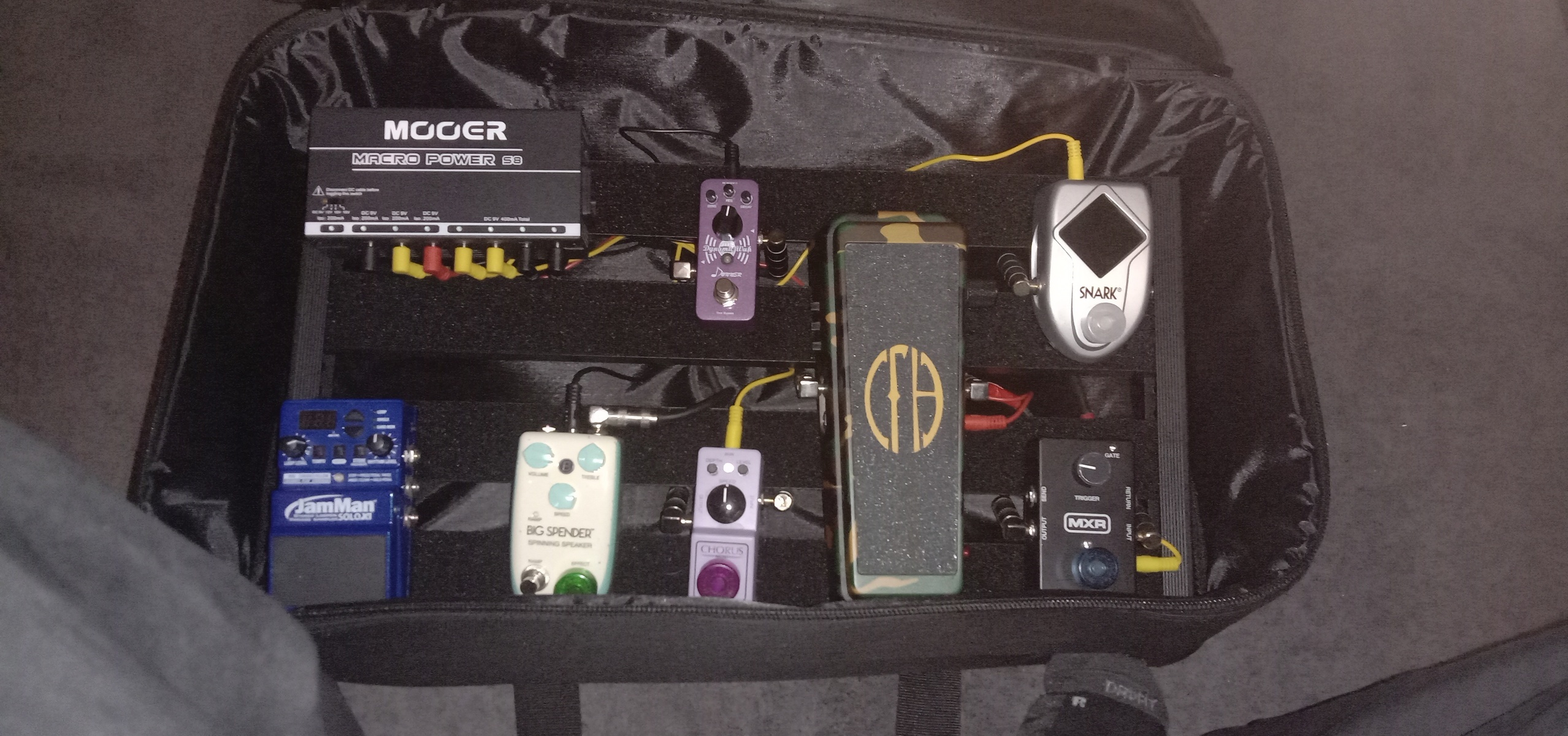 Metal Music Gear Setup by sumark featuring Mooer Macro Power S8, Snark SN10S, and MXR M195 Noise Clamp and 5 more pieces of gear