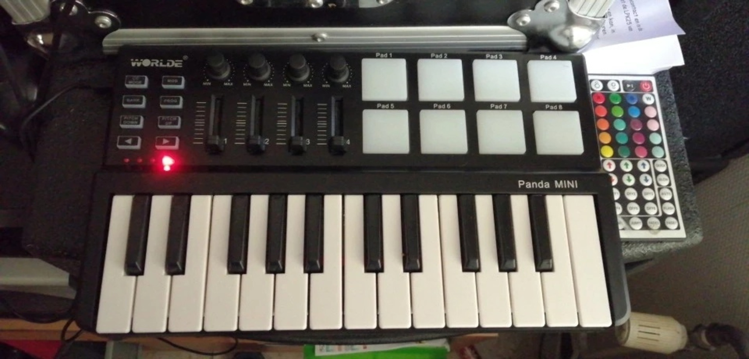 Music Gear Setup by say0mi featuring Worlde Panda Mini MIDI Keyboard