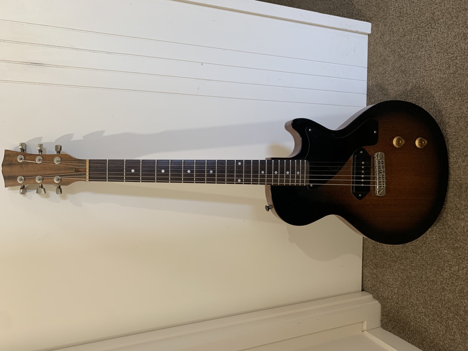 Music Gear Setup by brook_chivell featuring Brierley P-90 and TonePros AVT2M Wraparound Bridge
