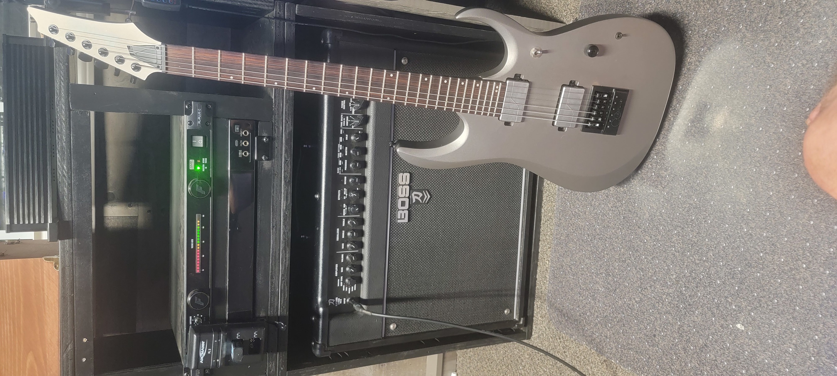 Boss Amp Rig by ben_macomber featuring Ibanez RGD61ALET and Boss Katana Artist MKII