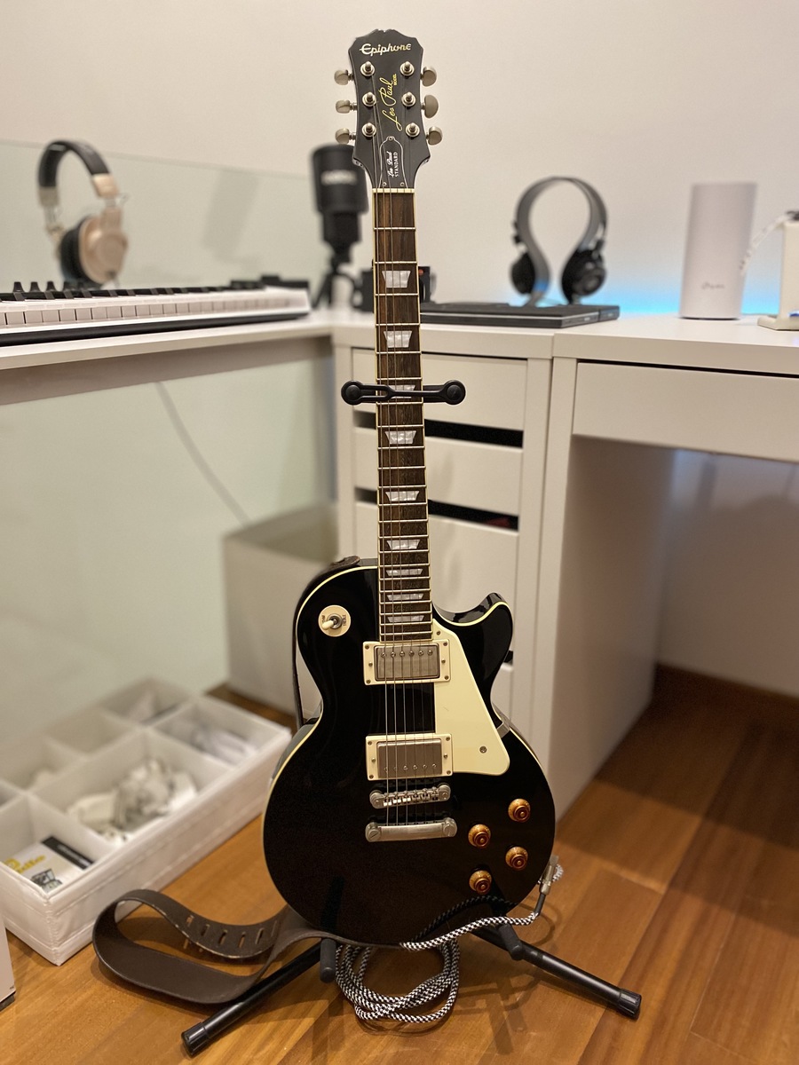 Studio Setup by schutz_the_rock_band featuring Epiphone Les Paul Standard