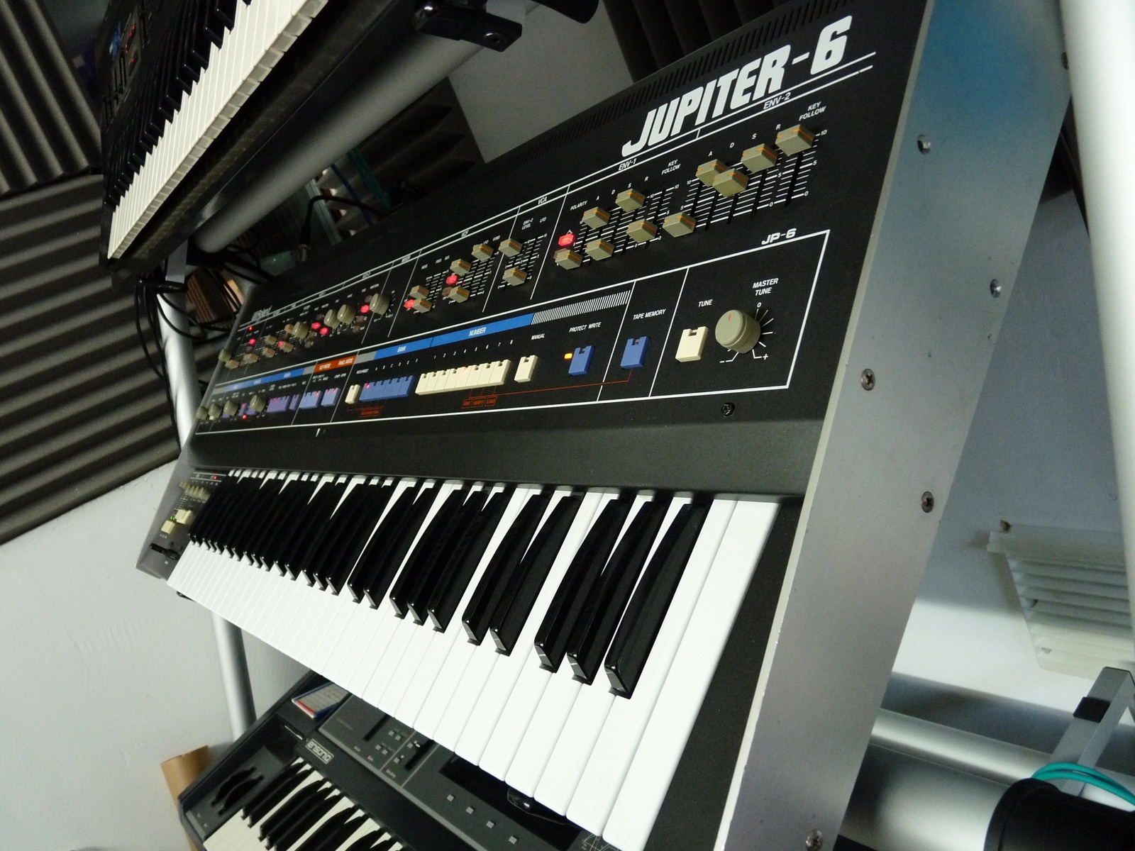 Electronic Studio Setup by wintersunproject featuring Roland Jupiter-6
