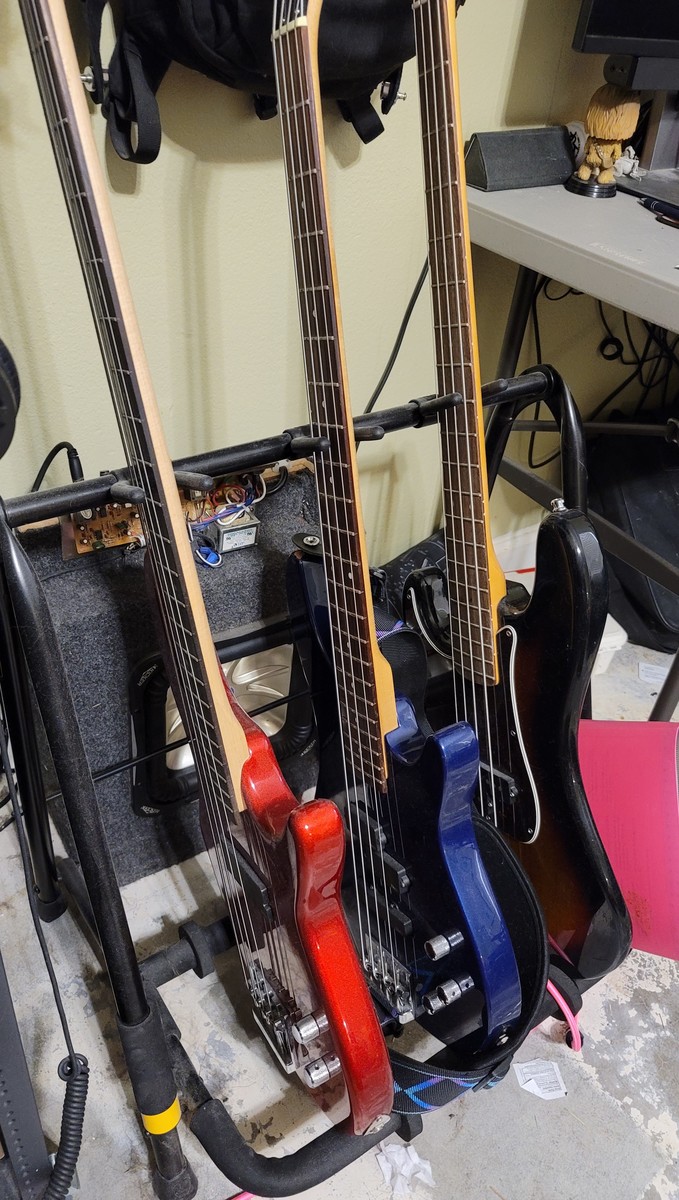 Squier Music Gear Setup by bigbeardsmusic featuring Jackson JS2 Spectra and Squier Precision AB