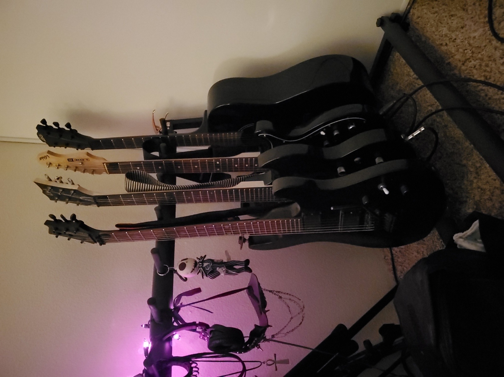 Music Gear Setup by skygonegreyband featuring Line 6 Variax 300, LAG Dark Tramontane, and ESP Guitars LTD Viper-10 Electric Guitar and 1 more piece of gear