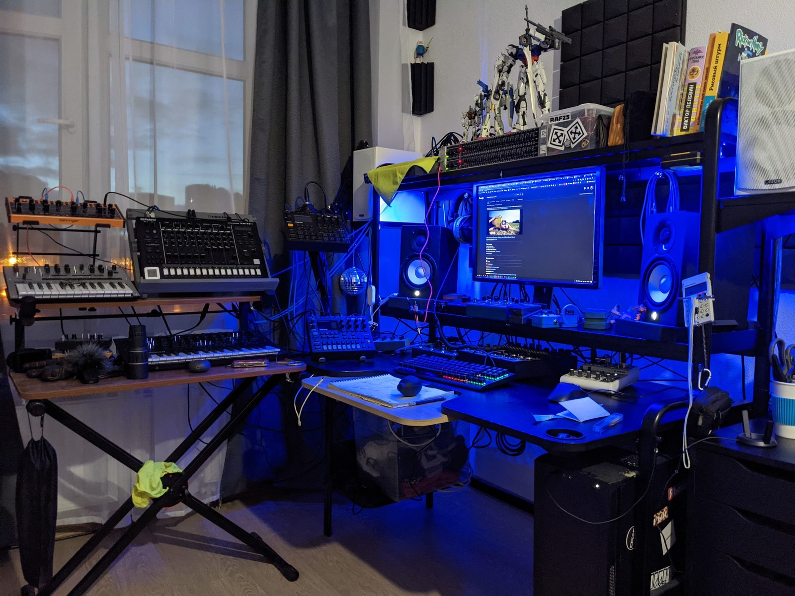 Electronic Studio Setup by annabiosis featuring Soma Laboratory LYRA-8, Elektron Digitakt, and Elektron Digitone and 11 more pieces of gear