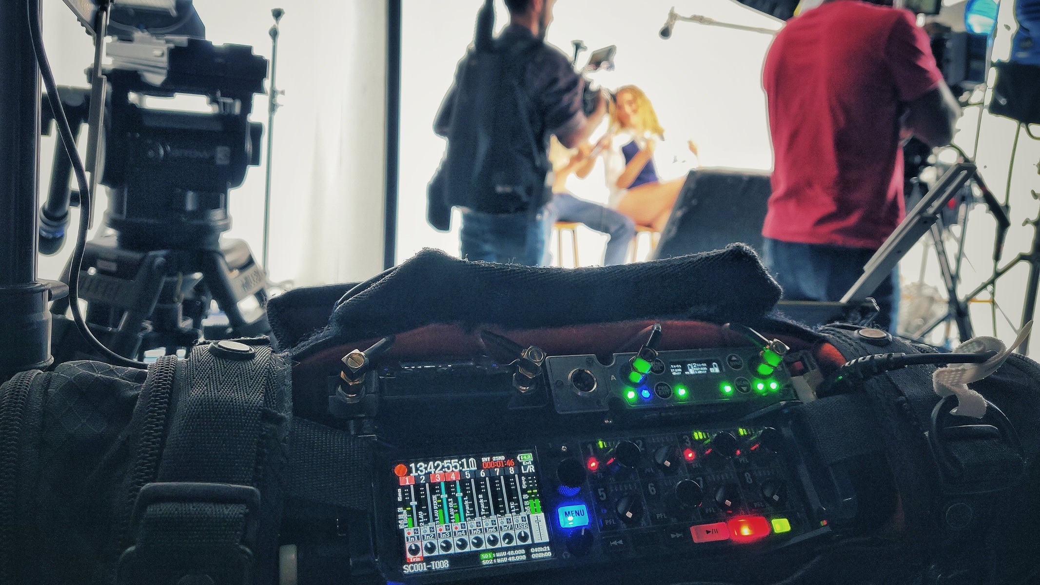 Studio Setup by charlie_hurst featuring Zoom F8 - Field Audio Recorder, Schoeps CMC6xt MK41, and DPA d:screet 4061