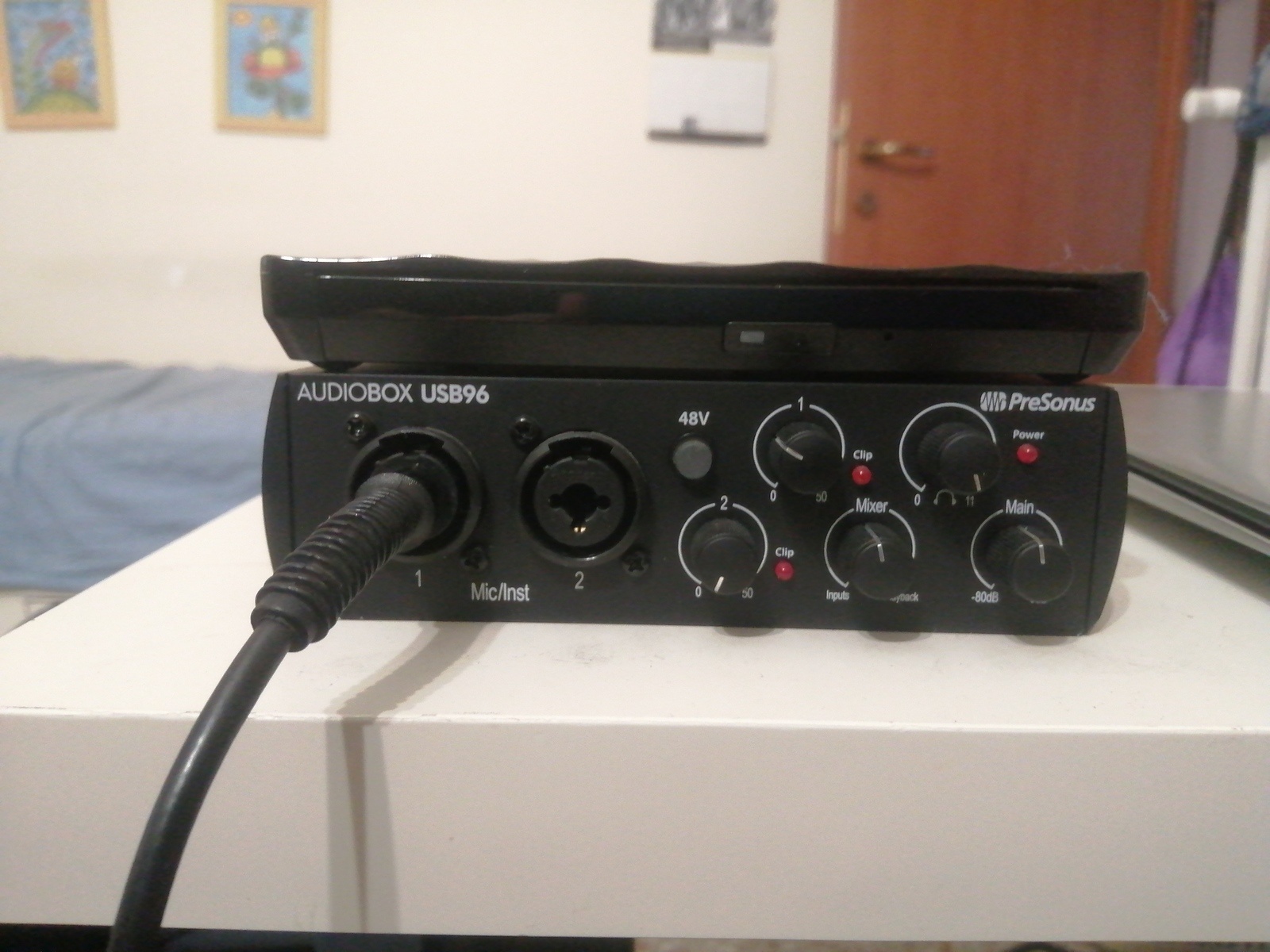 Studio Setup by qwerty8131 featuring PreSonus Audiobox USB 96 25th Anniversary Edition