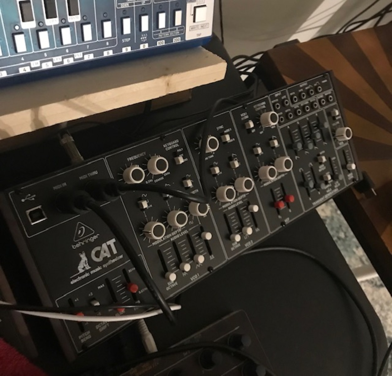 Synth Setup by spiritoverride featuring Behringer Cat Duophonic Synthesizer