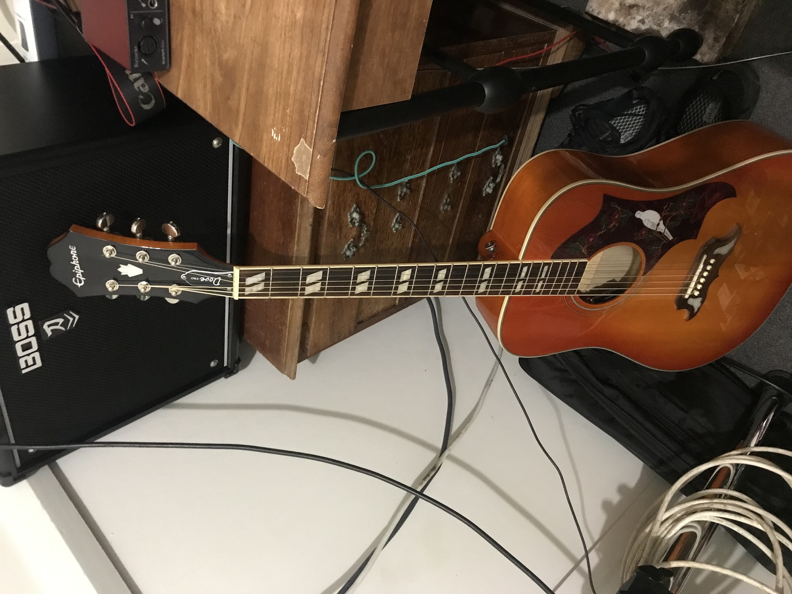 Music Gear Setup by sjmc featuring Epiphone Dove Pro