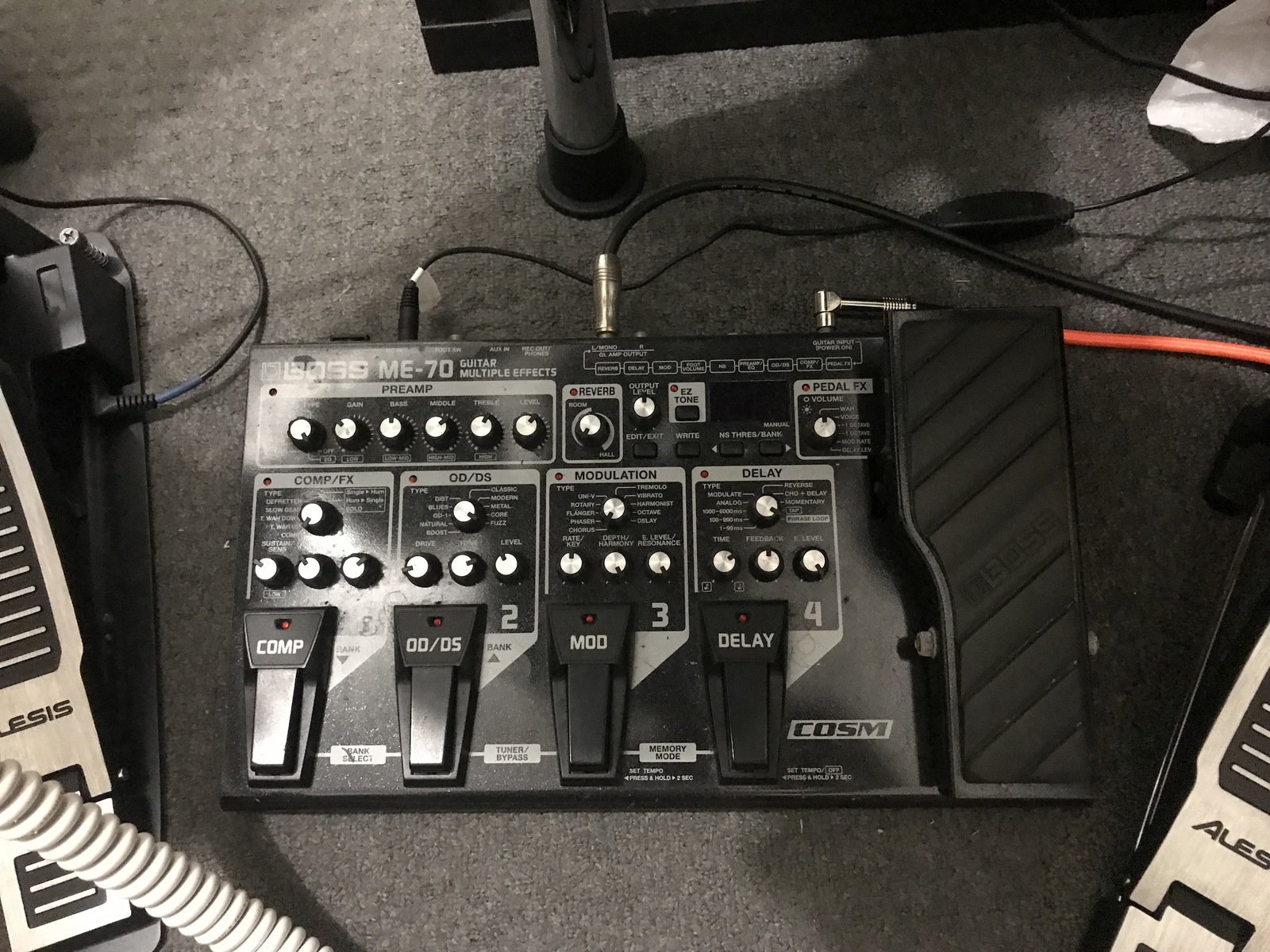 Music Gear Setup by sjmc featuring Boss ME-70 Guitar Multiple Effects