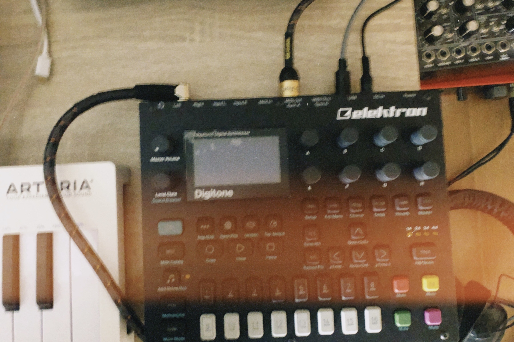 Electronic Studio Setup by monochrome featuring Elektron Digitone