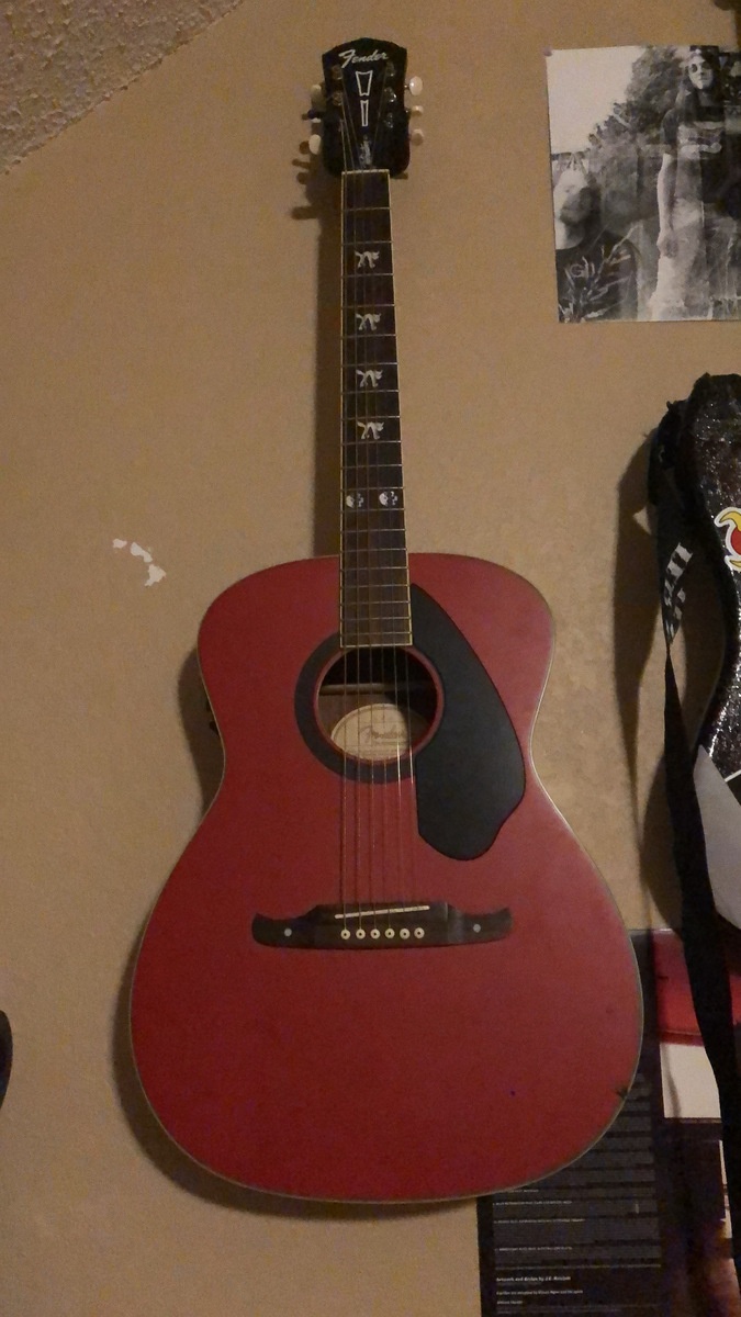 Punk Music Gear Setup by kadenkc3 featuring Fender Tim Armstrong Hellcat Acoustic-Electric Guitar