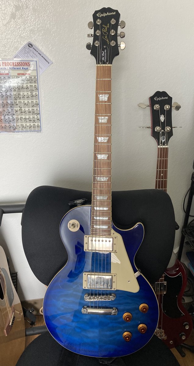 Music Gear Setup by ciphers7n featuring Epiphone Les Paul Standard Quilt Top Pro