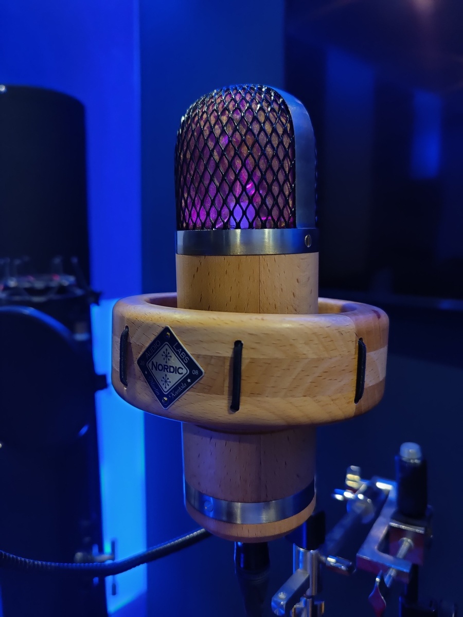 Studio Setup by wanya7 featuring Nordic Audio Labs - (Martin Kantola) NU-47, Acoustic Sciences Corporation - Quick Sound Field (Studio Traps), and Monster Cable Studio Pro 1000 Microphone Cable