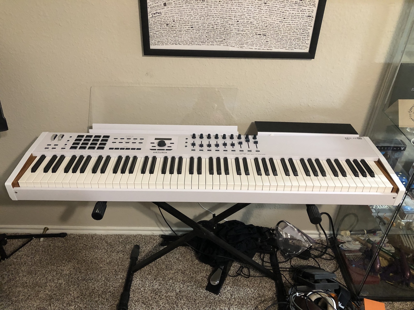 Studio Setup by cobaltorder featuring Arturia KeyLab 88 MKII Weighted Keyboard Controller