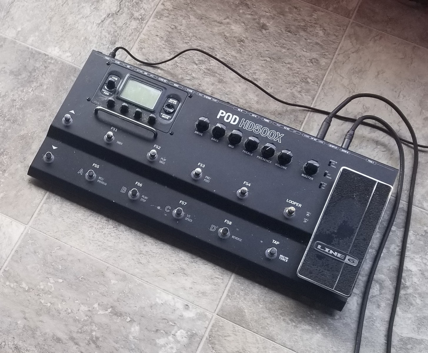 Metal Pedalboard by andoryu77 featuring Line 6 POD HD500X